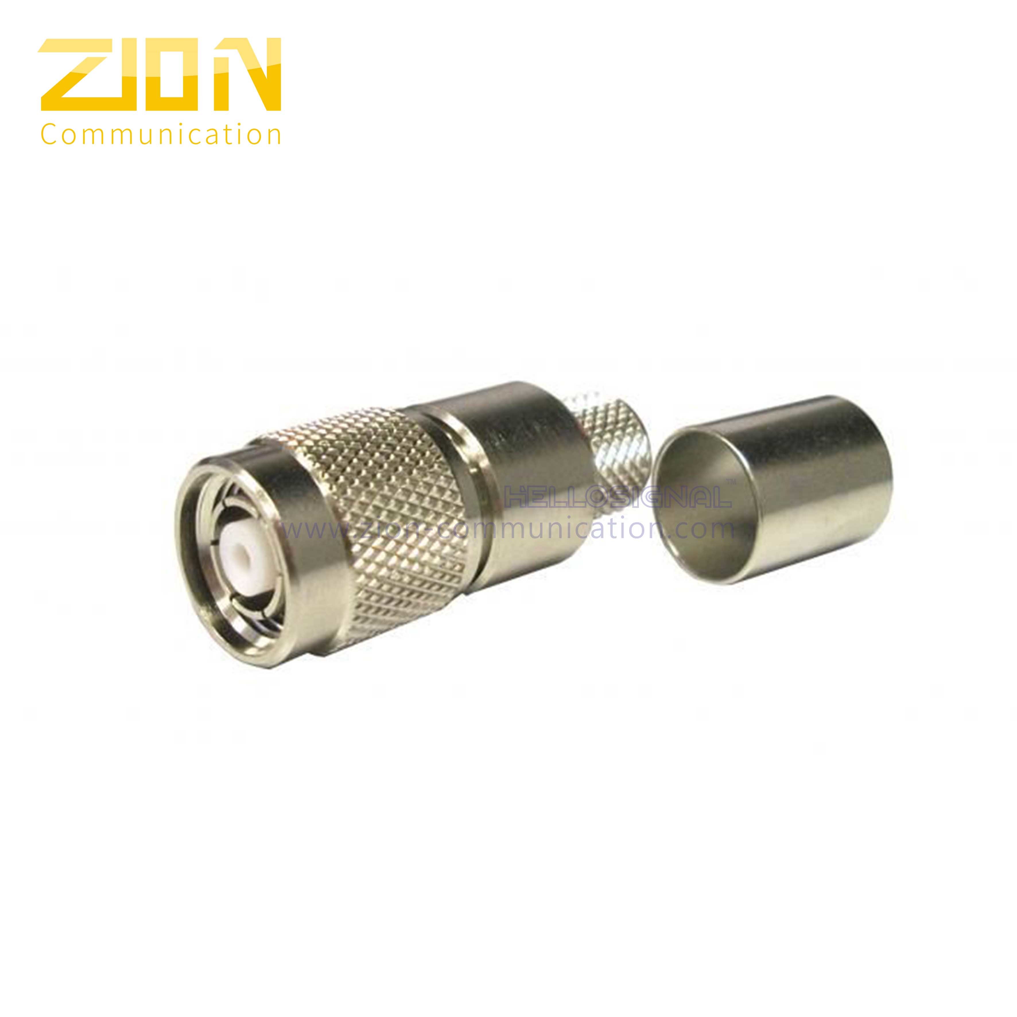 Cables Connecteur Coaxiaux Femelles Et Masculins De Tnc 50 Ohms 75 Ohms Pour Le Cable Rg59