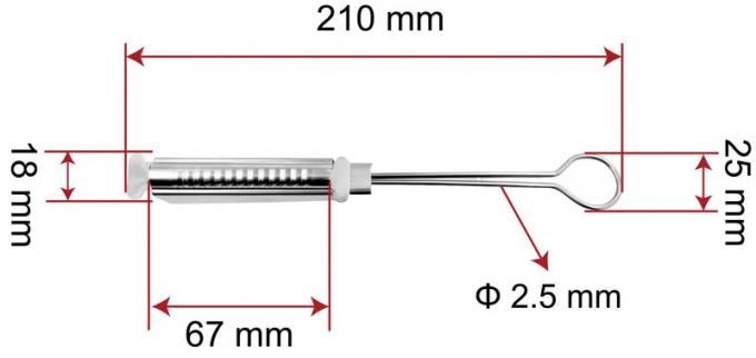 Une pince à câble plat en acier inoxydable FTTH. Une pince à câble en fibre optique durable pour l'extérieur. 0
