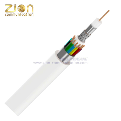 CCTV Coax Cable 12+1, Mini Coax +12×0.22 Competitive Price 75Ohm Mini Coaxial RG59+2 Composite Cable