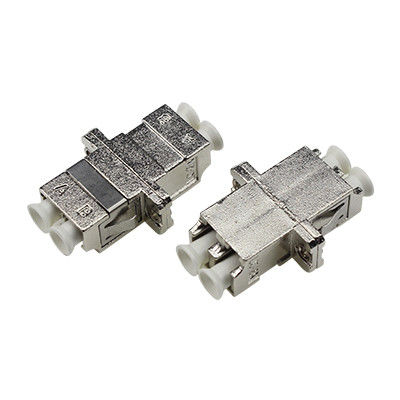 LC DX Metal Fiber Optic Adapter with ≤ 0.2dB Alternating Loss, Ceramic or Metal Sleeve, and Wide Operating Temperature (-40 to +85℃)