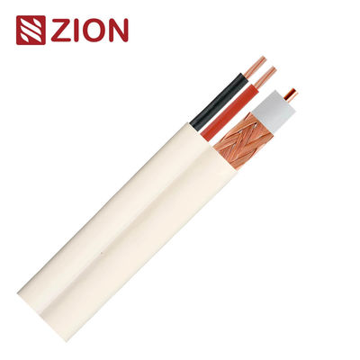 NO 7102028 RG59/U Coaxial Cable 95% CCA With Copper Clad Aluminum Braiding + 2C 18AWG CMP | UL E541136 Certified