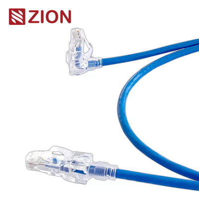 Stranded Bare Copper Conductor UTP CAT6 Patch Cord 360 Degree Stereo Rotation
