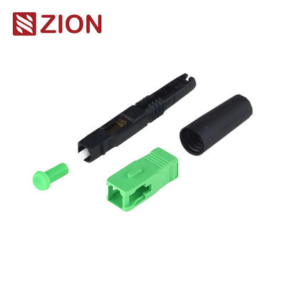 ZCSC04-A50 SC APC Fast Assembly Fiber Optic Connector with High Installation Success Rate Reusable and Embedded Fiber Optic Structure