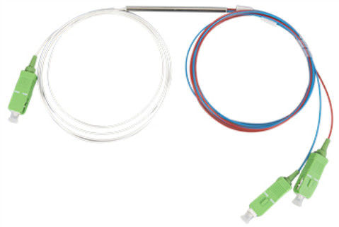 FBT Fiber Splitter SC/APC Mini Tube with 1x4/1x8/1x16/1x32 Single Mode/Multimode for Optical Fiber Systems