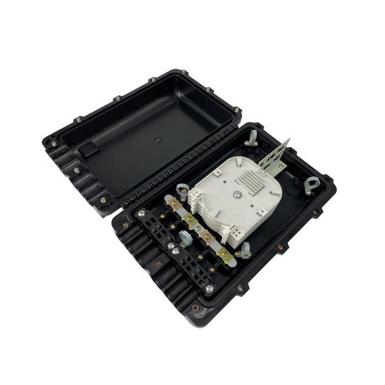 48 Cores IP68 PC+ABS Fiber Optic Splice Closure for Horizontal Cable Protection