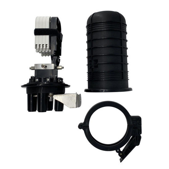 48 Cores Vertical Fiber Optic Splice Closure with IP68 Protection for Secure Cable Connections