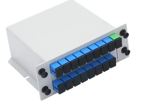 1×16 PLC Fiber Optic Splitter LGX Module with SC FC Connection for FTTH and PON Networks
