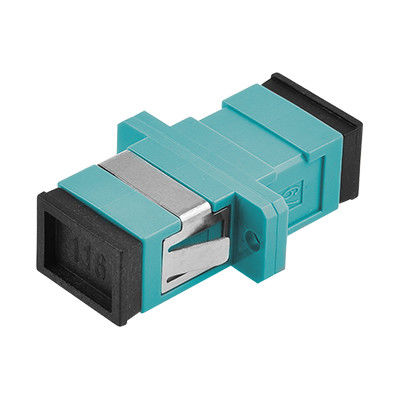 SC OM3 SX Welding Fiber Optic Adapter with Flange Featuring ≤ 0.2dB Alternating Loss Ceramic or Metal Sleeve and Wide Operating Temperature