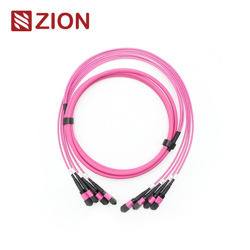 48F OM4 High-Density MPO Fiber Optic Trunk Cable for Data Center Applications