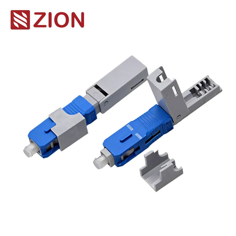 SC UPC Fast Assembly Connector with High Installation Success Rate Reusable Embedded Fiber Optic Structure for Mobile Base Station