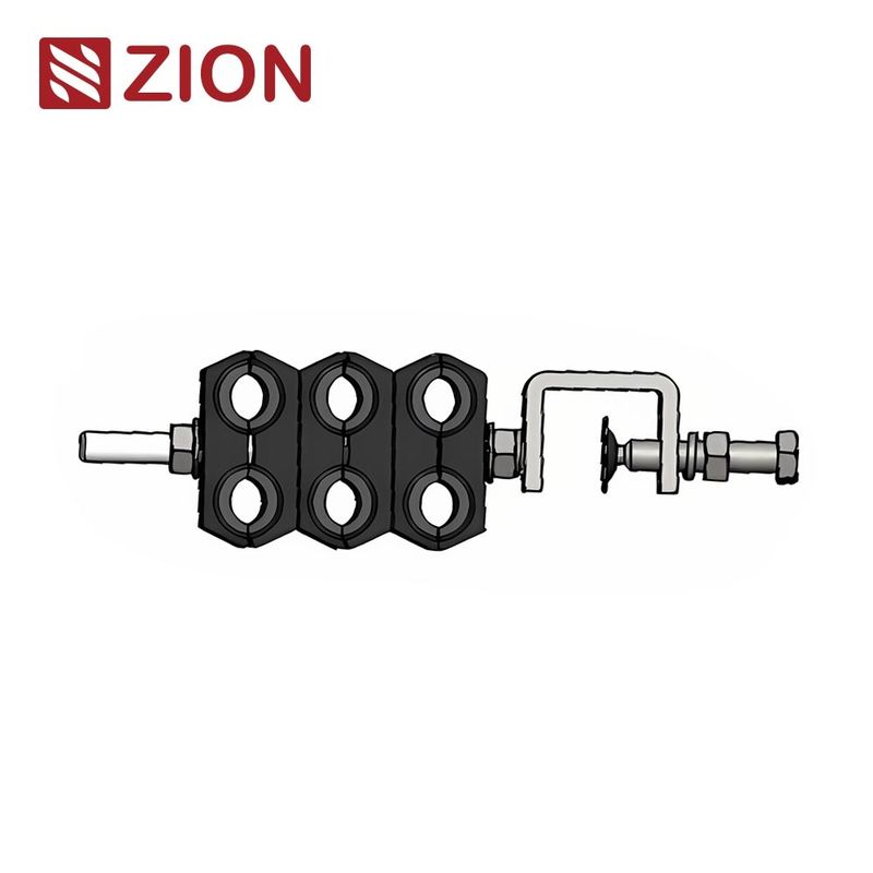 FTTH Adss Cable Fittings Feeder Clamp Stainless steel 304