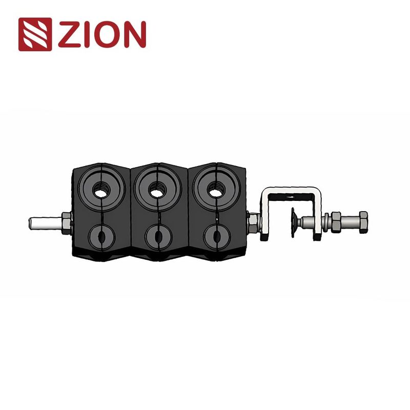 Feeder Clamp 6 Way Adss Cable Fittings For Fiber Optic