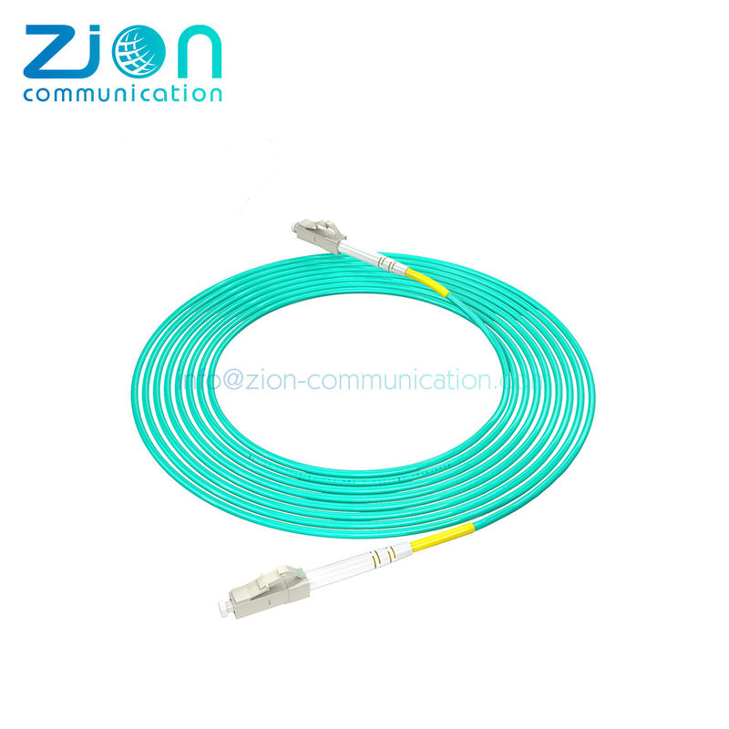 Simplex LC to LC LSZH Jacket OM3 50/125μm Fiber Optic Patch Cord for High-Speed Networks