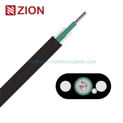 FTTH GYFXBY 1 câble optique extérieur d'intérieur de fibre de 2 4 6 8 noyaux avec FRP non métallique