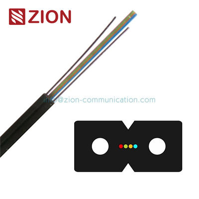 Fibres d'intérieur 2.0x4.0 LSZH de ruban de câble d'interface de GJXFDH/GJXDH FTTH