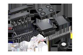 Accessoires d'armoire et accessoires de rack avec une capacité de charge de 60 kg pour une gestion efficace des câbles et des solutions de refroidissement et d'éclairage